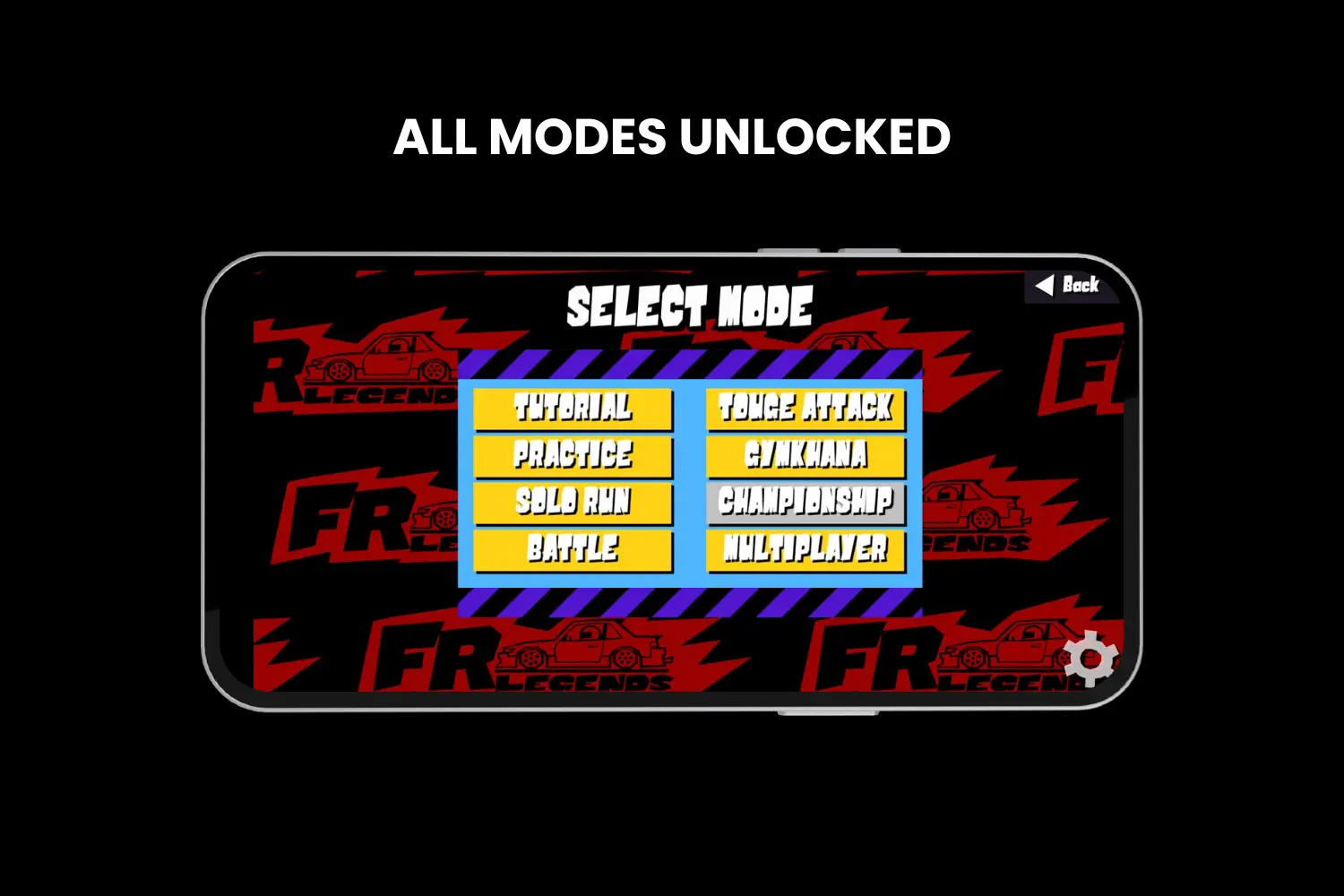 all modes unlocked