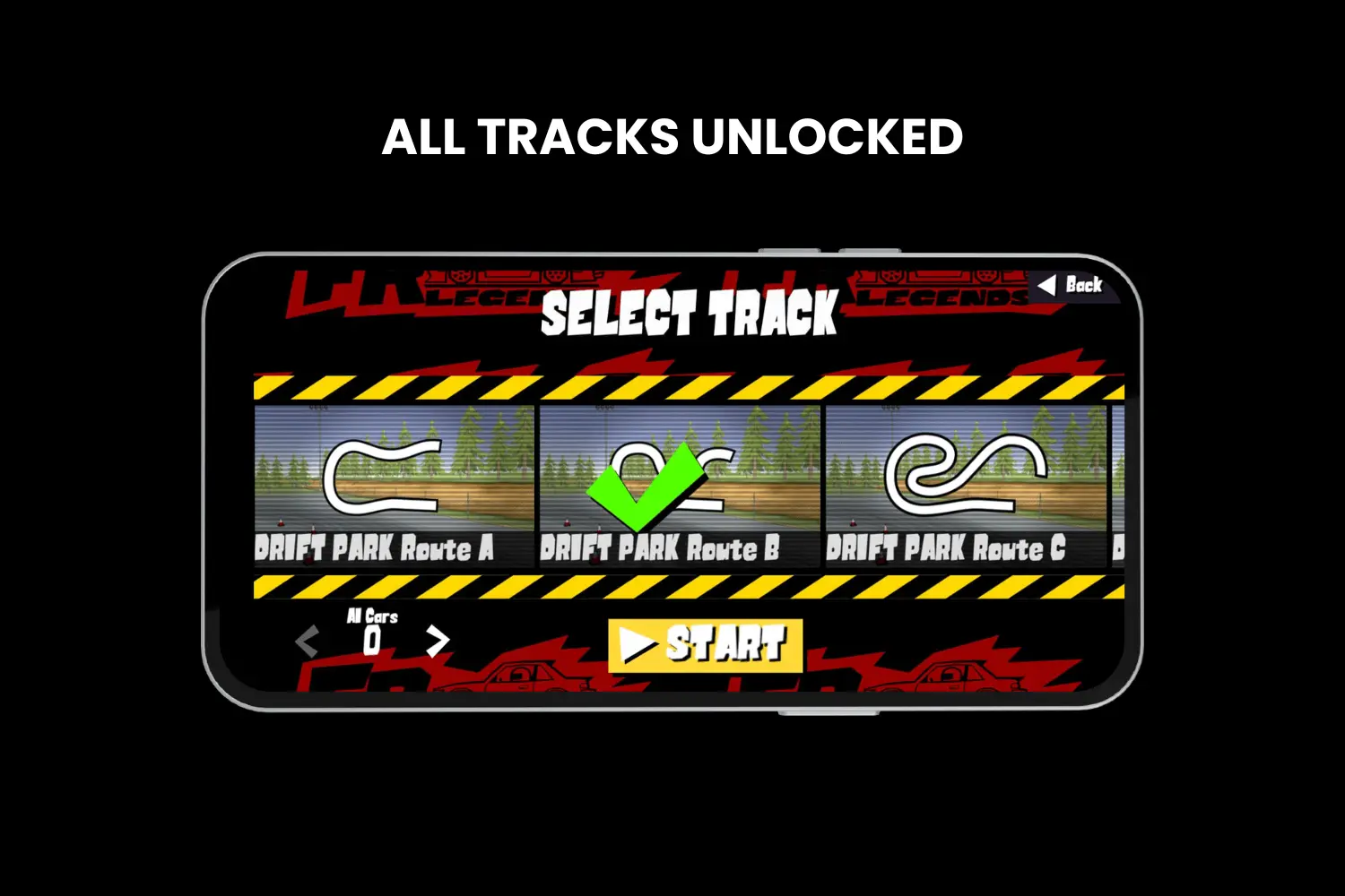 all tracks unlocked