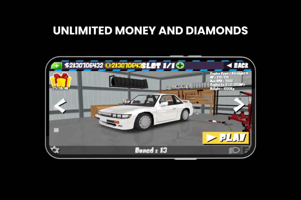 unlimited money and diamonds